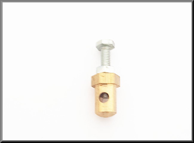 Raccordement câble d'accélérateur carburateur – Renault 12 – Renault 16 - Renault 4 - OEM 7700578605