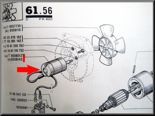 Engine cooling fan – Renault 16 L, TS (1150, 1151) – Lotus Europa - OEM 0855814300