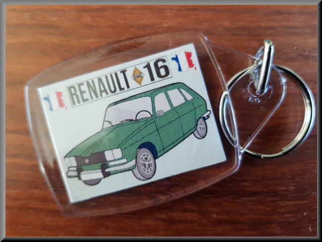Porte-clés (vert) – Renault 16 TX
