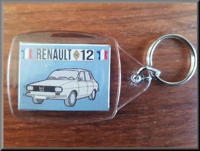 Porte-clés (blanc) – Renault 12