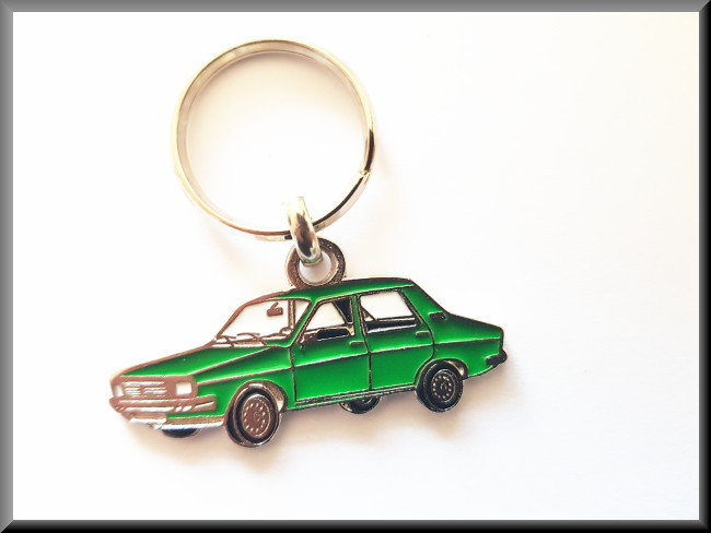Porte-clés (vert) 5cm – Renault 12