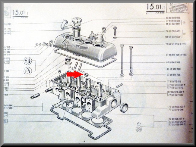 Bouchon de désablage 25 mm – Renault 16 – OEM 7703075015
