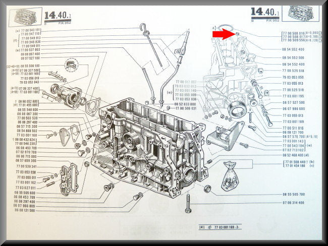 Bouchon de désablage 12 mm – Renault 12 Gordini – Renault 17 - Renault 16 - OEM 0854552400