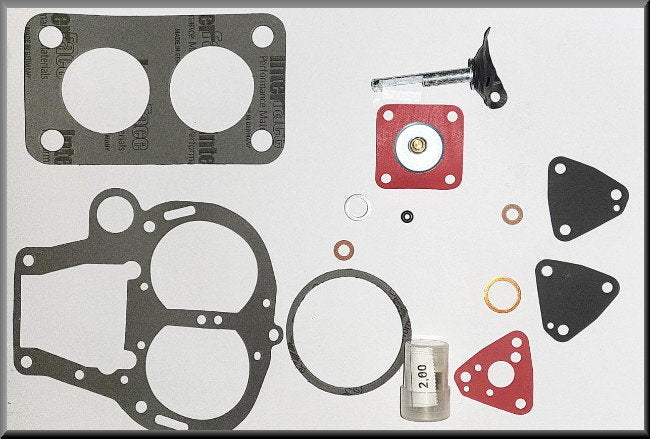 Kit de réparation carburateur Solex 32 EISA 2 3 4 – Renault 12 - Renault 15 - Renault 5 - Renault 4