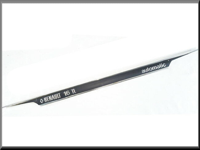 Tailgate logo « RENAULT 16 TL....automatic » (New).