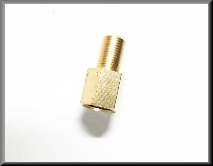 Verloopnippel M10x1 naar M12 x1 – Renault 12 - Renault 16