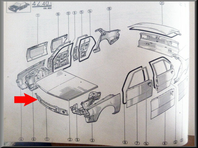 R18 Avant (Neuf ancien stock).