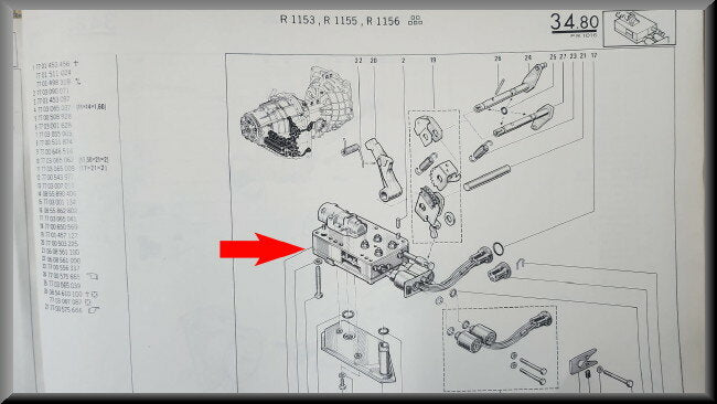 Bloc hydraulique boîte automatique – Renault 16 – OEM 7701453456 / 7701489319