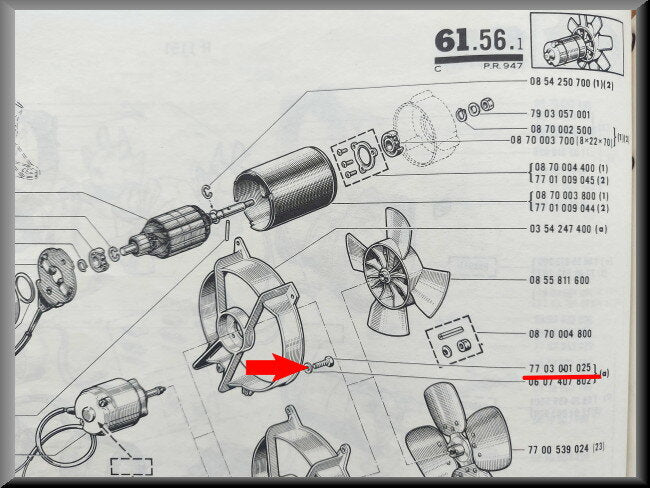 Inbusbout met ring – Renault 16 – OEM 7703001025
