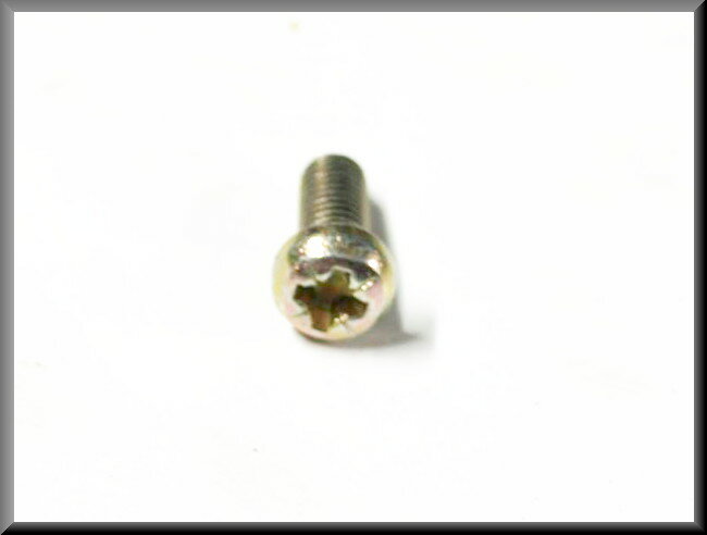 Vis à tête cruciforme M6 16 mm (passivé jaune) – Renault 16