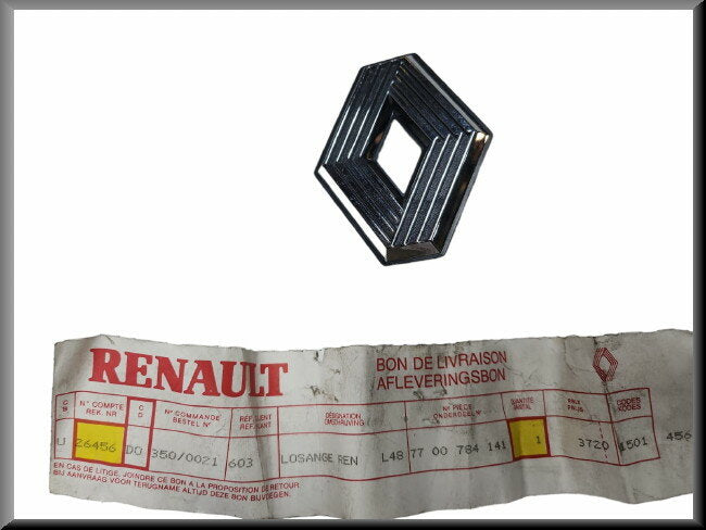 Emblème de calandre – Renault 5 phase 2 Turbo – OEM 7700784141
