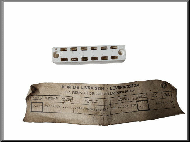 Plaque de connexion – Renault 16 – OEM 0854531300