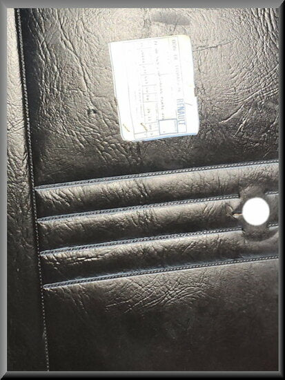 Panneau de porte avant gauche noir – Renault 12 – OEM 7700505250 – NOS