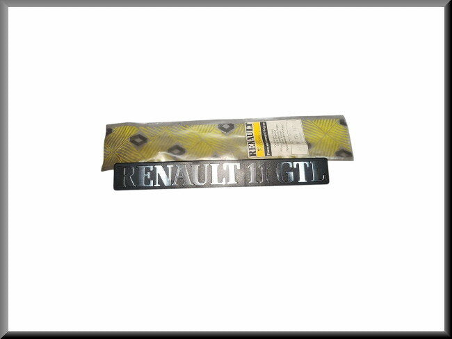 Emblem (Plastic) – Renault 11 GTL – OEM 7700751347 – NOS