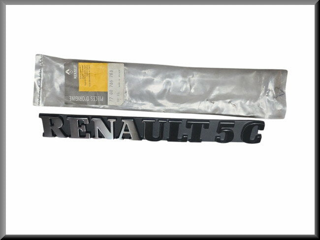 Emblème (Plastique) – Renault 5G – OEM 7700766763 – NOS