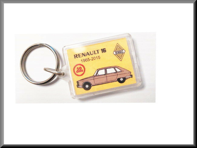 Keychain – Renault 16, 50th anniversary (brown)