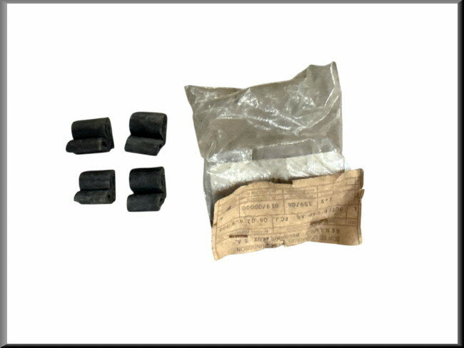Achterklep rubber set – Renault 4 – OEM 0607408300 – NOS