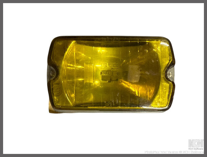 Verstraler: reflector met glas en chroomrand – Renault 16 – OEM 7701014416 – NOS