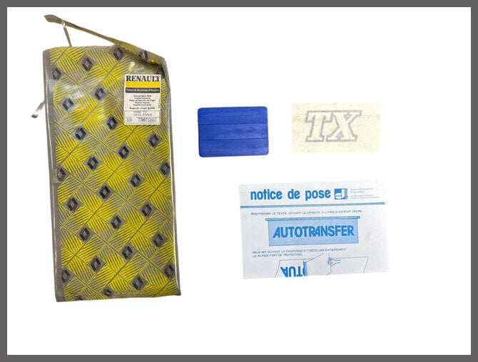 Sticker TX – Renault 5 – OEM 7700712663 – NOS