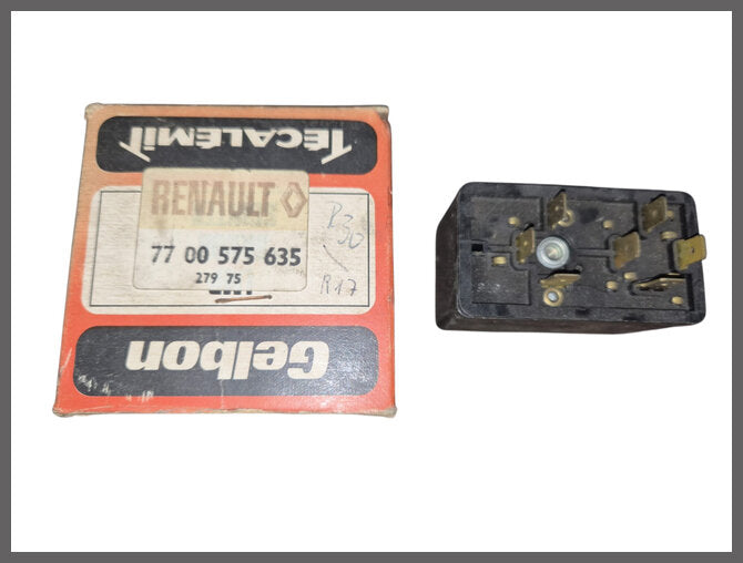 Relais – Renault 17 Renault 30 – OEM 7700575635 – NOS