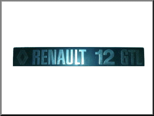 Embleem – Renault 12 GTL – OEM 7702101934