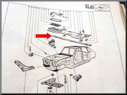 Cache en caoutchouc souple pour soufflet de cardan – Renault 16 – OEM 0608379400