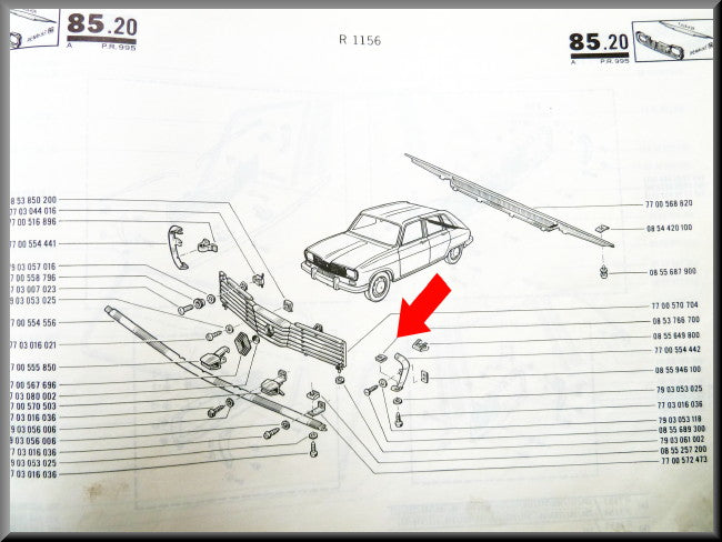 Speednut – Renault 16 – OEM 0853766700