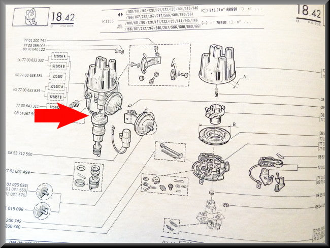 Unité d'allumage – Renault 16 TX, TS – OEM 7700633332 – Occasion