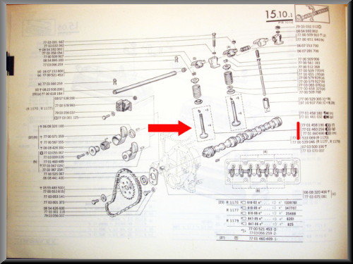 Soupape d'échappement – Renault 12 – Renault 5 - Renault 10 - OEM 7701458190