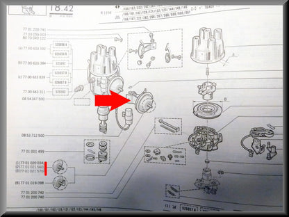 Vacuum vervroeging ontstekingsunit Ducellier – Renault 12 – Renault 15 - Renault 16 - OEM 7701020034