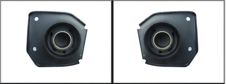 Ophangrubbers achteras, links en rechts. 