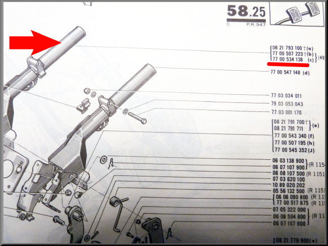 Stuurbekrachtiging – Renault 16 – OEM 7700534138