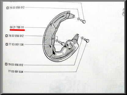 Tôle de doublure avant droit – Renault 16 >1968 – OEM 0821799111