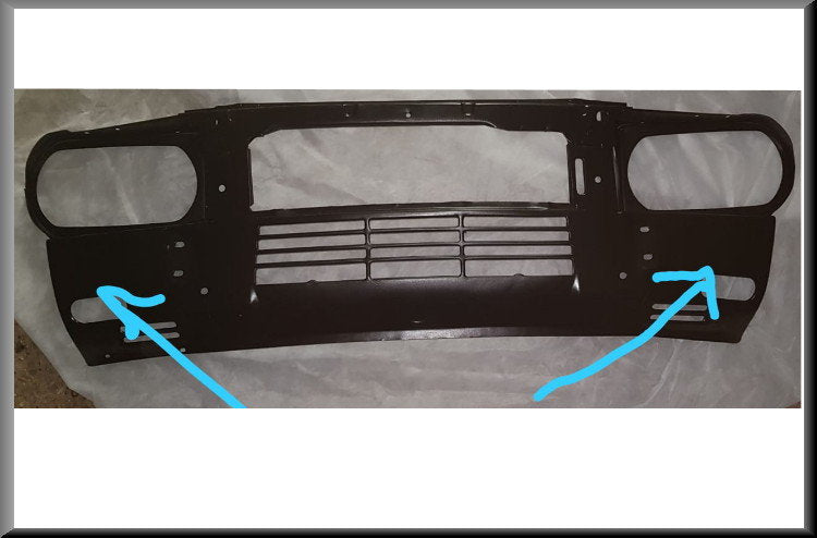 Front plaat – voorzijde – Renault 12 oude type - OEM 5556