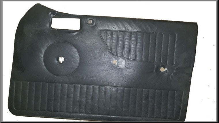 Zwart deurpaneel voorzijde rechts  – Renault 12 – Used