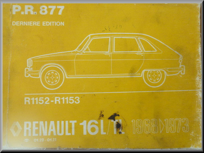 P.R. 877 dernière édition – Renault 16 TL, L