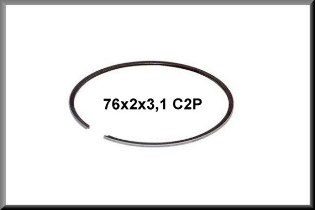 Piston ring 76x2x3.1 mm – Renault 16 GLS, GL, L – OEM 238947