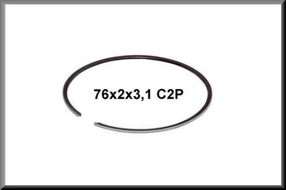 Piston ring 76x2x3.1 mm – Renault 16 GLS, GL, L – OEM 238947
