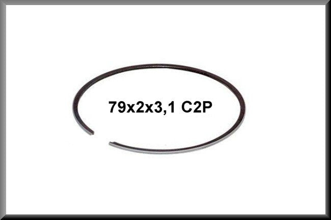 Zuigerveer 79x2x3,1 mm – Renault 16 TX – OEM 238948