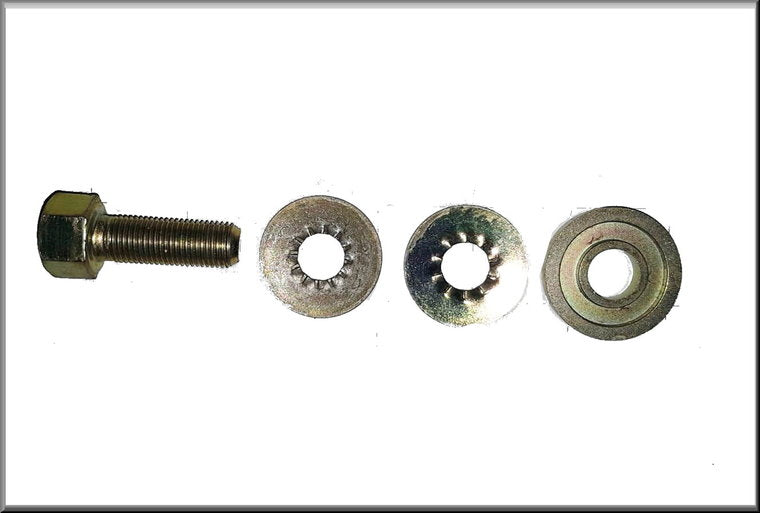 Vis et rondelles poulie d'arbre à cames – Renault 16 – OEM 7703001736 / 7903056032