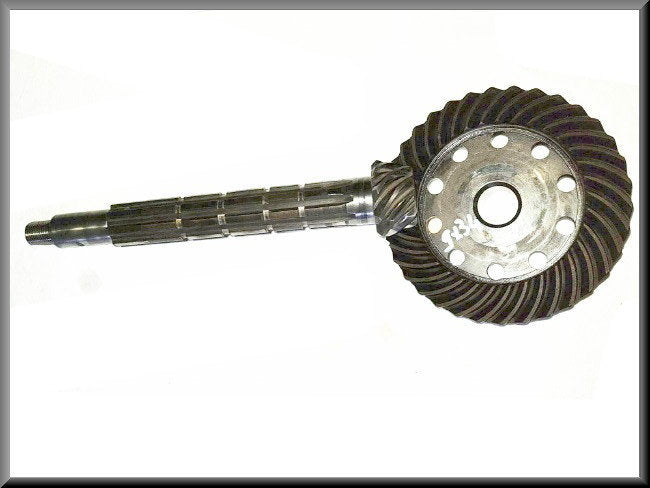Couronne et pignon (9 et 34 dents) boîte 336 – Renault 16 – OEM 0996130703