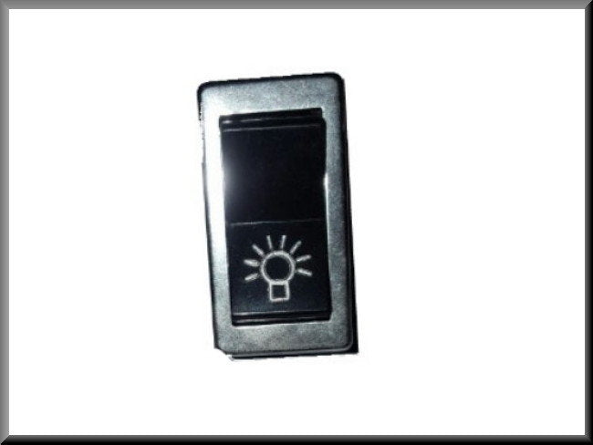 Licht schakelaar met chroom rand – Renault 16