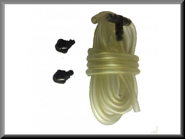 Kit de tuyaux avec gicleurs et distributeur pour lave-glace – Renault 12 – Renault 12 Gordini - Renault 17 - OEM 7701200195 / 7701016512 / 7701002952