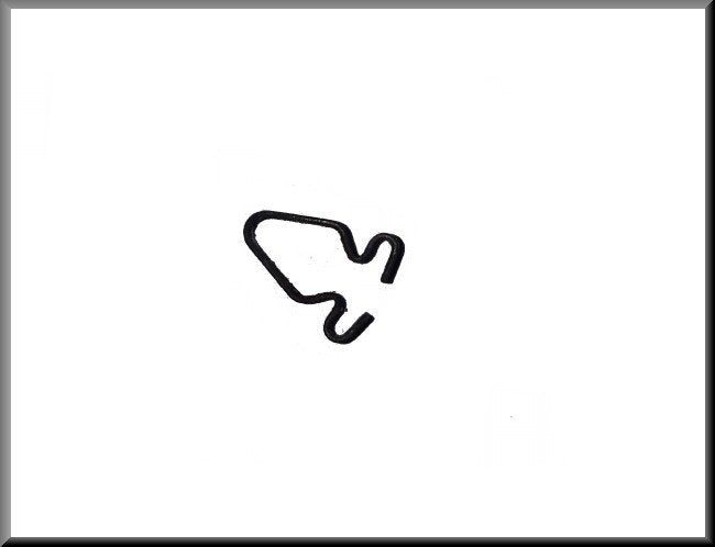 Agrafe joint de vitre de porte – Renault 12 – Renault 16 - OEM 0855478000