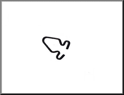 Agrafe joint de vitre de porte – Renault 12 – Renault 16 - OEM 0855478000