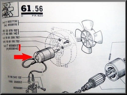 Engine cooling fan – Renault 16 L, TS (1150, 1151) – Lotus Europa - OEM 0855814300