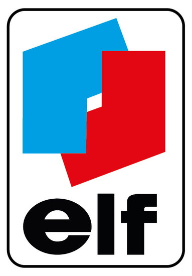 Binnenruit sticker "elf" 7 x 4 5 cm – Renault 12 - Renault diverse