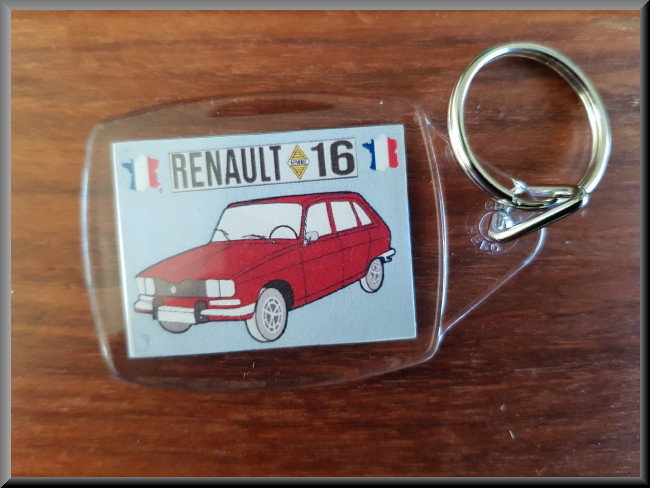 Porte-clés (rouge) – Renault 16 TX