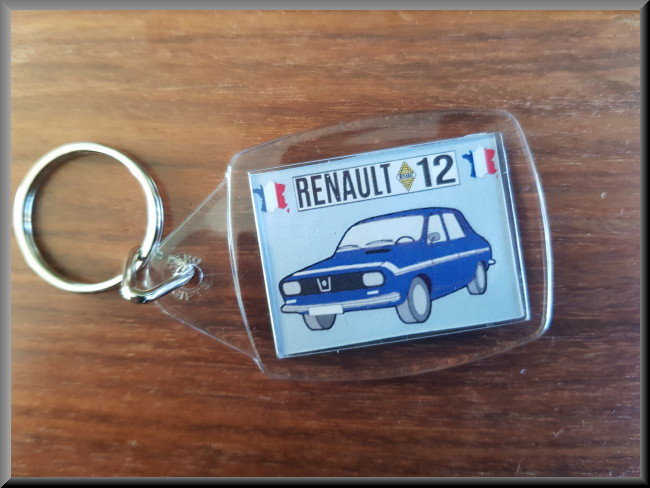 Sleutelhanger (blauw) – Renault 12 Gordini
