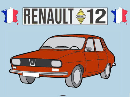 Sleutelhanger (rood) – Renault 12
